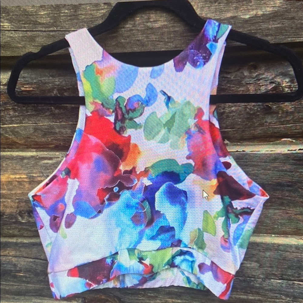 Colorful Abstract Women's Crop Top